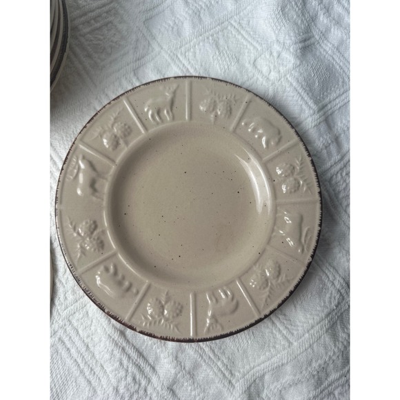 Bass Pro Shop Desert Plates 8 Wilderness Vintage Pattern - Picture 2 of 5